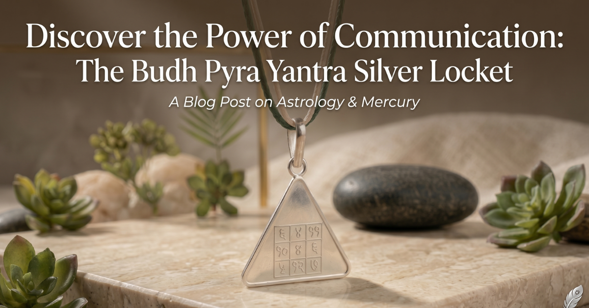 Budh Pyra Yantra Silver Locket