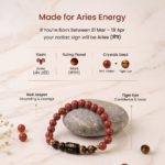 Aries (मेष राशि) Zodiac Red Jasper & Tiger Eye Bracelet