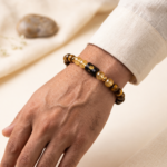 Leo (सिंह राशि) Zodiac Tiger Eye & Citrine Bracelet