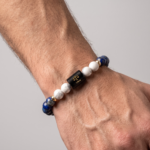 Libra (तुला राशि) Zodiac Lapis Lazuli & Howlite Bracelet
