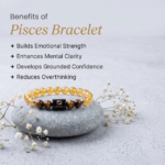 Pisces Citrine & Tiger Eye Natural Stone Bracelet