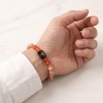 Taurus (वृषभ राशि) Zodiac Sunstone & Carnelian Bracelet
